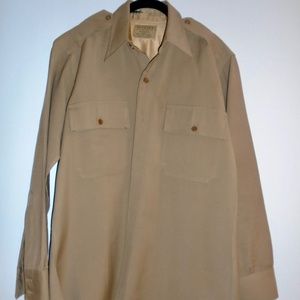 Vintage Military Button Down